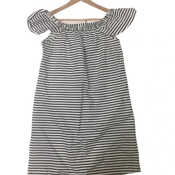 J. Crew Striped Off Shoulder Sundress  Small - Picture 2 of 5